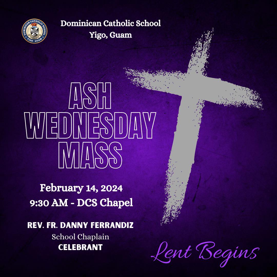 Ash Wednesday Dominican Catholic School