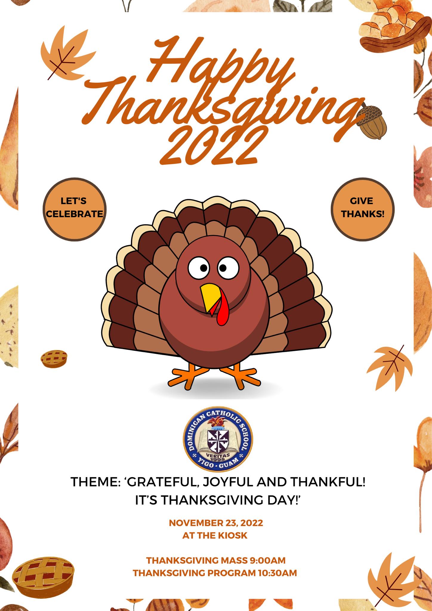 Happy Thanksgiving! – Dominican Catholic School